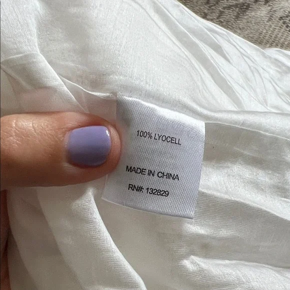 ELSA White Eyelet Panel A-Line Midi Skirt - Picture 8 of 11